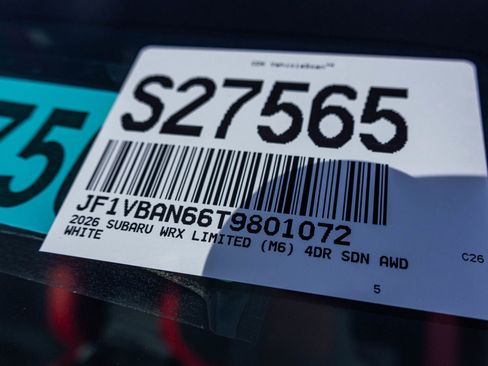 New 2026 Subaru WRX Limited image 44