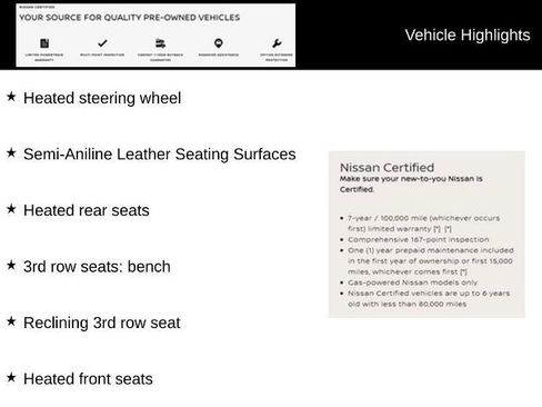 Certified 2022 Nissan Pathfinder Platinum AWD/4WD image 9