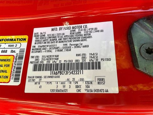 Used 2015 Ford Mustang GT Premium w/ Enhanced Security Package RWD image 16