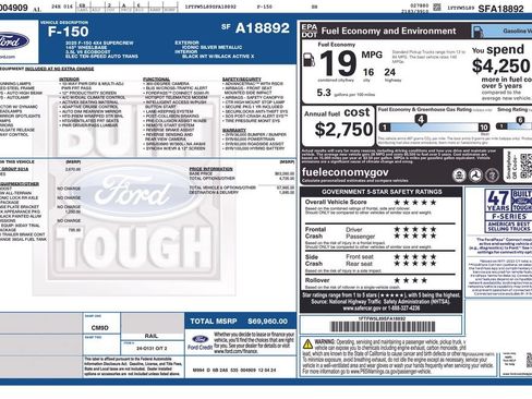 Used 2025 Ford F150 Lariat w/ Equipment Group 501A Mid AWD/4WD image 4