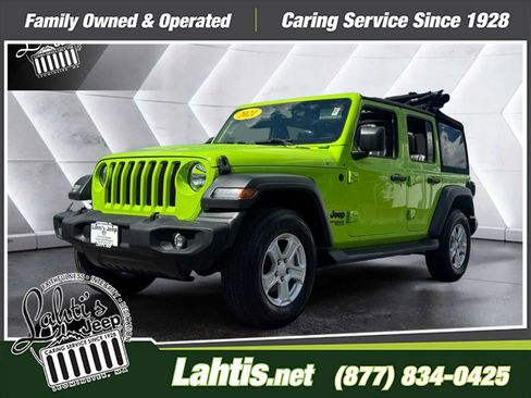 Certified 2021 Jeep Wrangler Unlimited Sport image 1