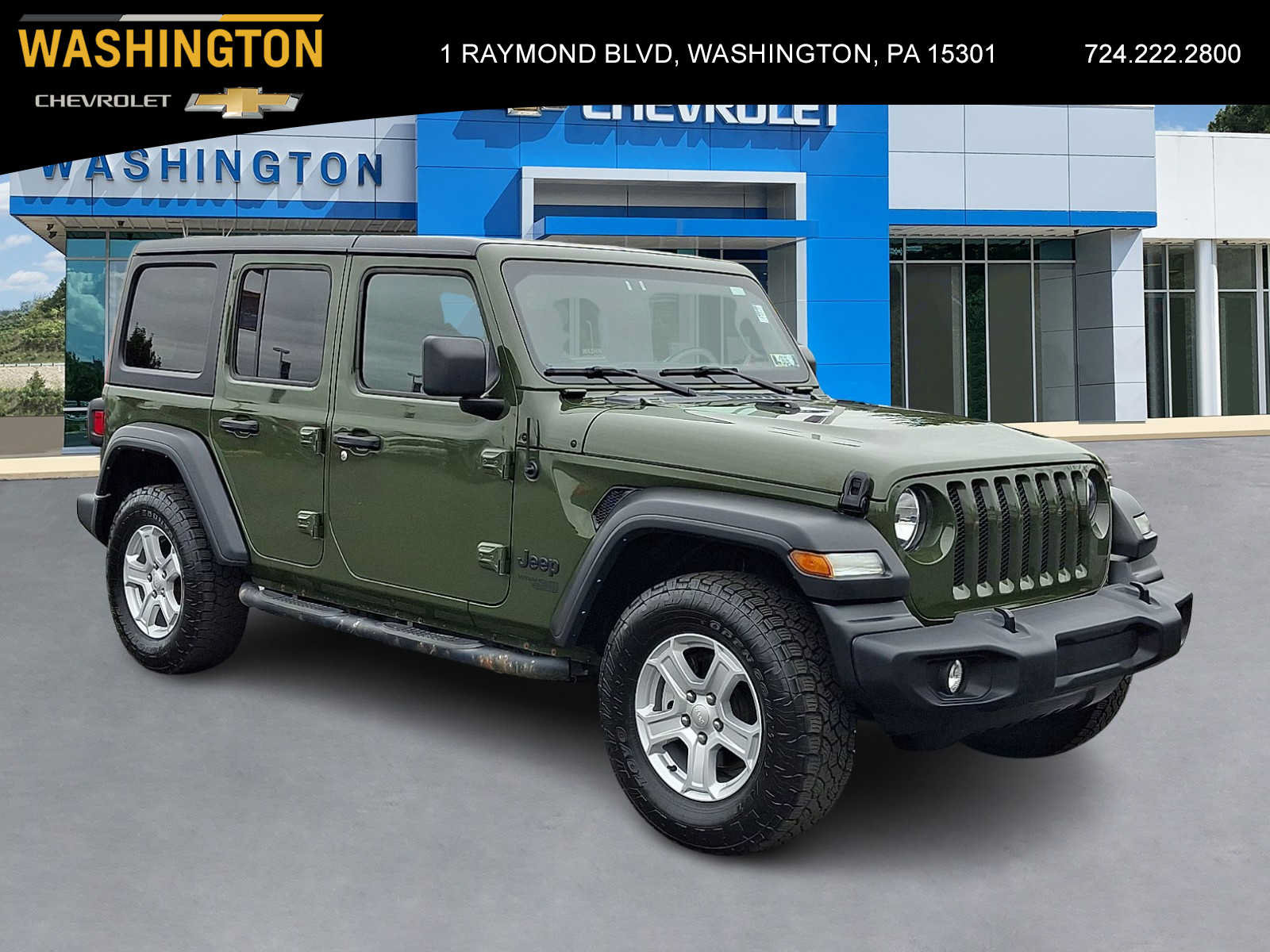 Used 2021 Jeep Wrangler Unlimited Sport AWD/4WD image 1