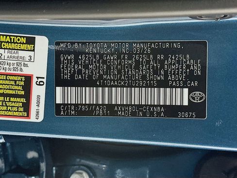 Certified 2026 Toyota Camry LE w/ Convenience Package FWD image 31