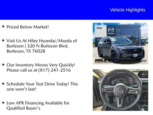 Certified 2026 MAZDA CX-50 AWD 2.5 S w/ Cargo Package image 10