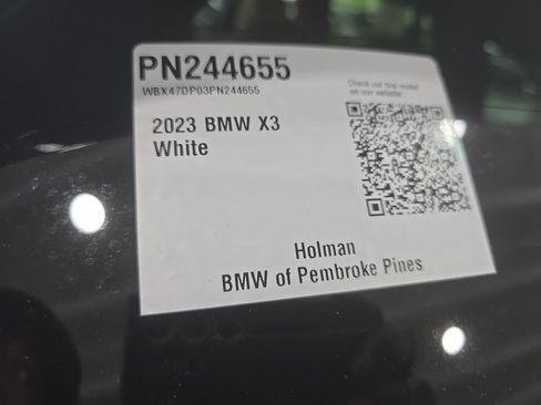 Certified 2023 BMW X3 sDrive30i w/ Convenience Package w/ZPA RWD image 24