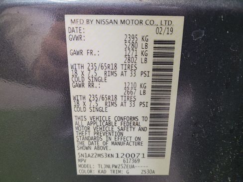 Used 2019 Nissan Murano S image 33