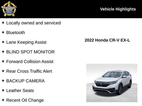 Used 2022 Honda CR-V EX-L image 2