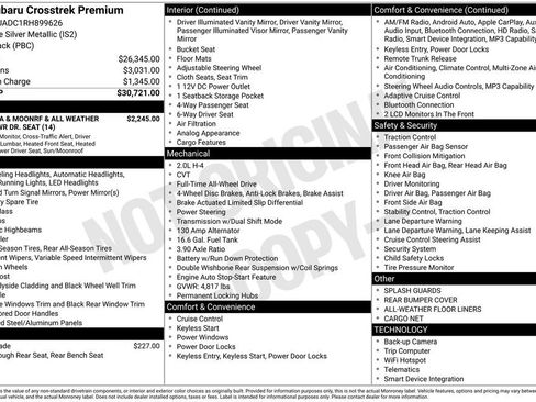 Certified 2024 Subaru Crosstrek 2.0i Premium AWD/4WD image 8