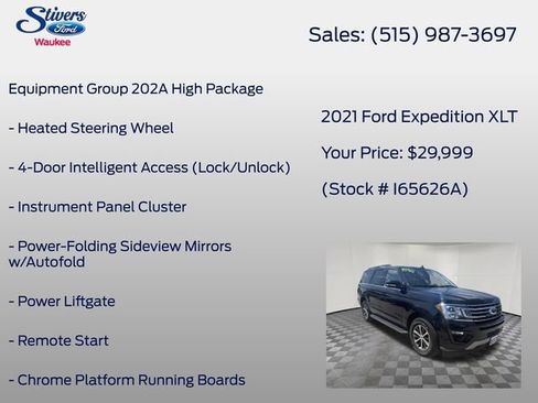 Used 2021 Ford Expedition XLT AWD/4WD image 16