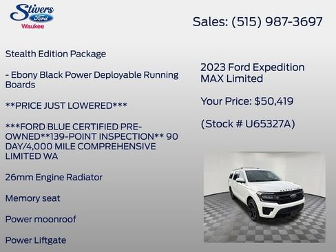 Used 2023 Ford Expedition Max Limited AWD/4WD image 28