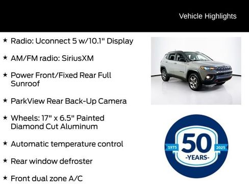 Used 2022 Jeep Compass Trailhawk w/ Sun and Sound Group AWD/4WD image 11