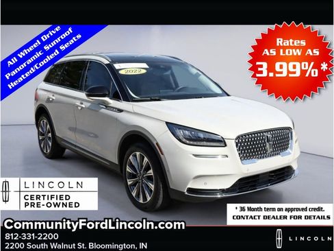 Certified 2022 Lincoln Corsair Reserve w/ Equipment Group 201A image 1