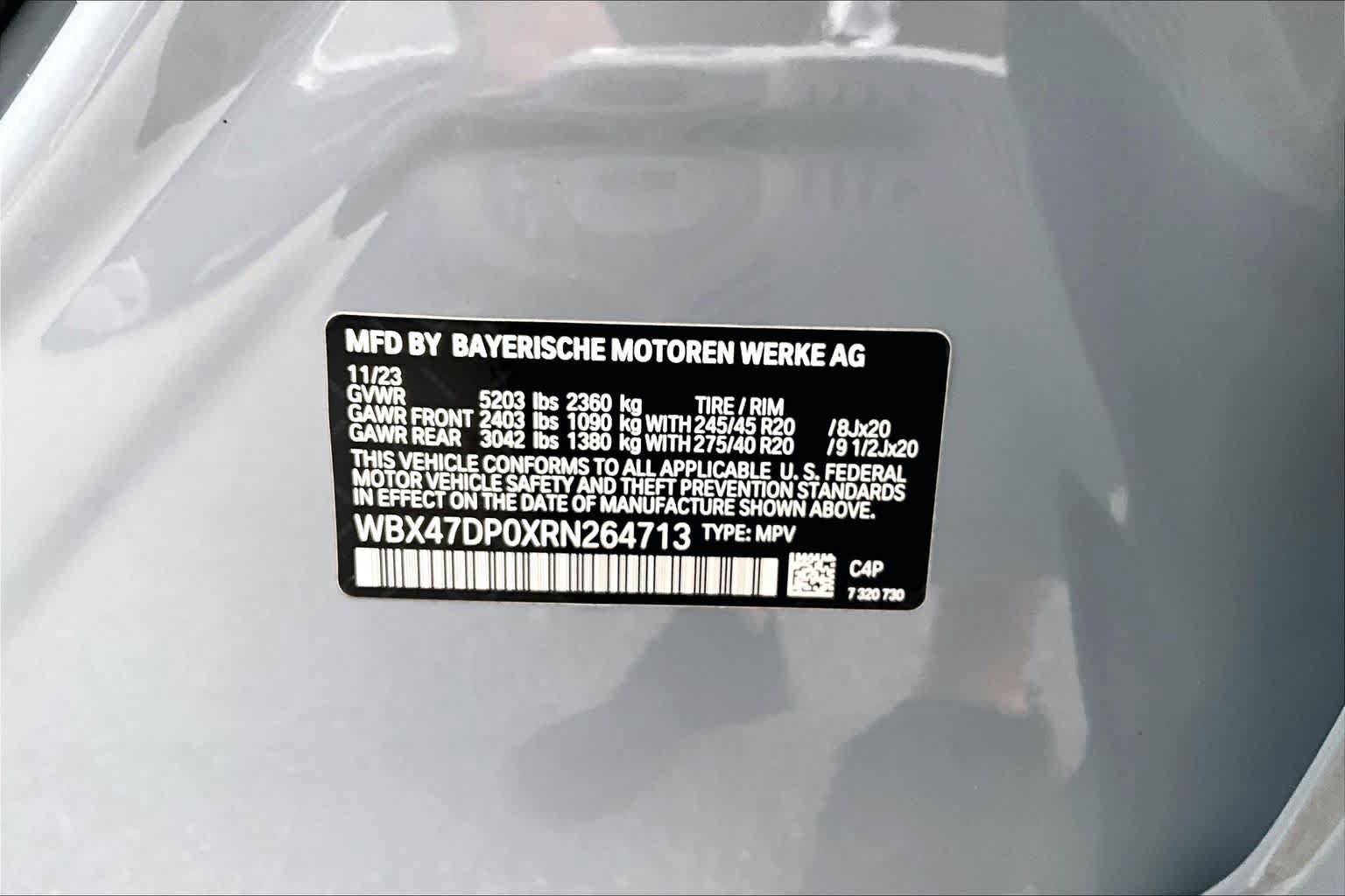 Used 2024 BMW X3 sDrive30i w/ M Sport Package RWD image 34