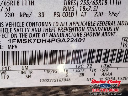 Used 2023 Ford Explorer XLT w/ Equipment Group 202A image 14