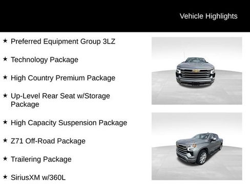 Certified 2023 Chevrolet Silverado 1500 High Country w/ High Country Premium Package AWD/4WD image 13
