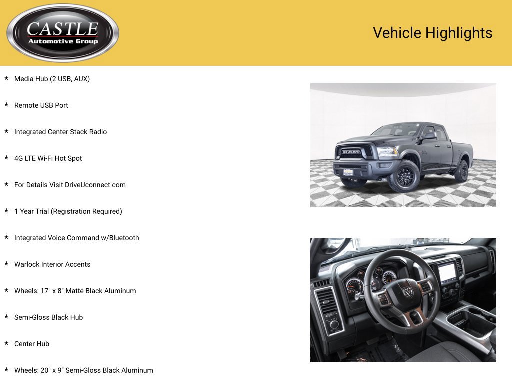 Used 2022 RAM 1500 Warlock w/ Electronics Group AWD/4WD image 20