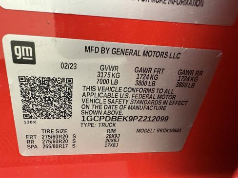 Used 2023 Chevrolet Silverado 1500 Custom image 17