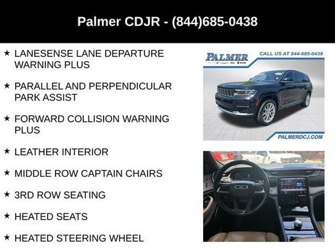 Used 2021 Jeep Grand Cherokee L Summit w/ Trailer Tow Group (B) RWD image 12