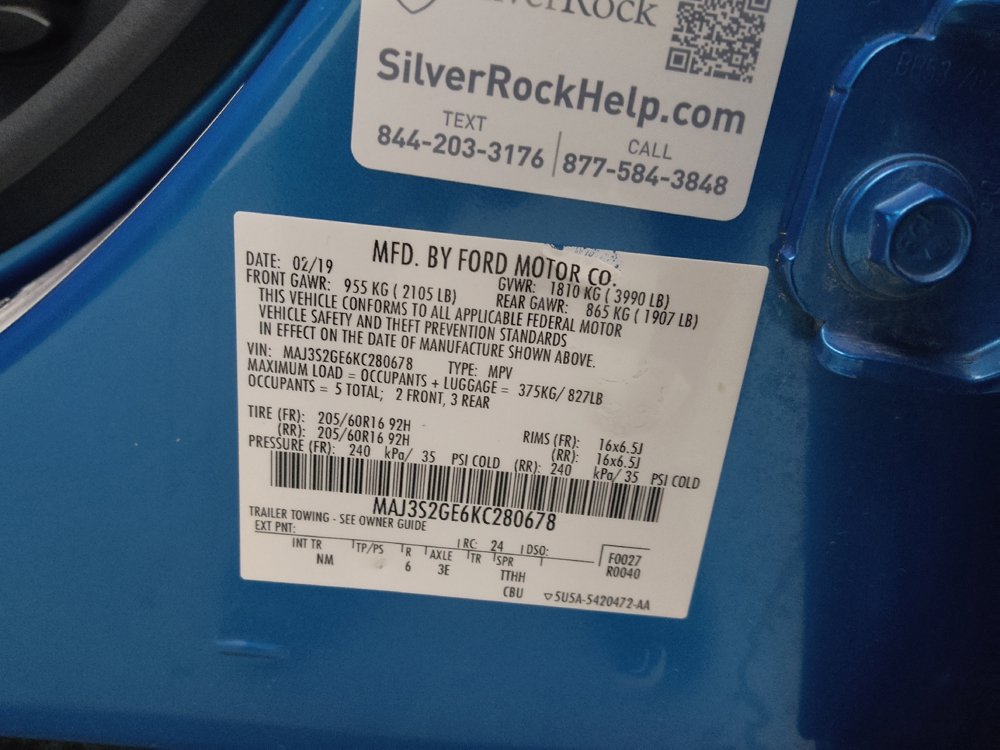 Used 2019 Ford EcoSport SE w/ SE Convenience Package FWD image 33