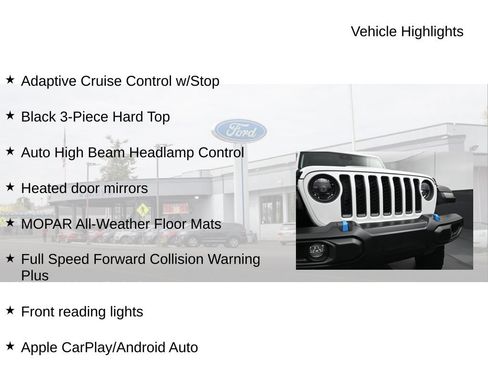 Used 2023 Jeep Wrangler Unlimited Rubicon 4xe w/ Safety Group AWD/4WD image 21