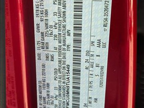 New 2026 Ford Escape ST-Line w/ Tech Pack #1 image 18