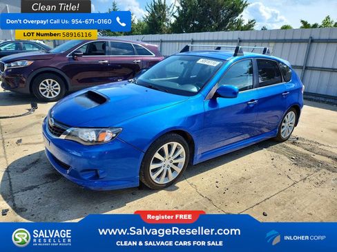 Used 2008 Subaru Impreza WRX Hatchback AWD/4WD image 1