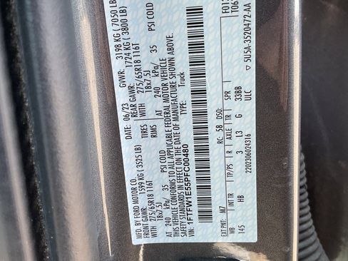 Used 2023 Ford F150 Lariat w/ Trailer Tow Package AWD/4WD image 35