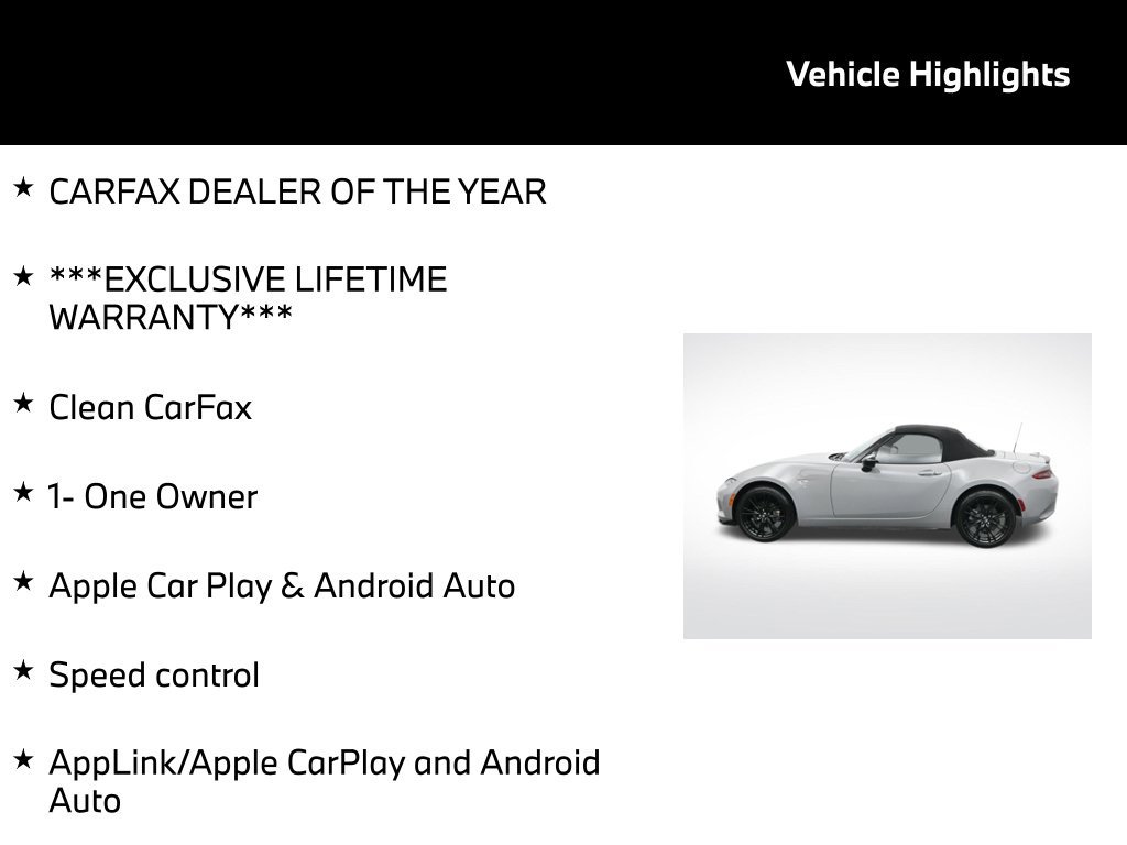 Used 2025 MAZDA MX-5 Miata Club RWD image 5