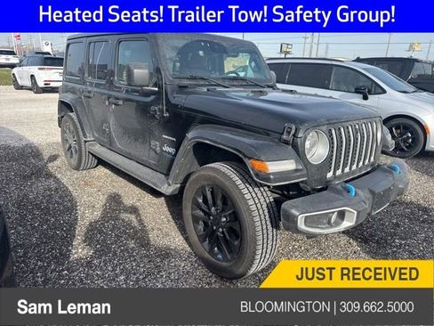 Used 2022 Jeep Wrangler Unlimited Sahara 4xe w/ Cold Weather Group image 1