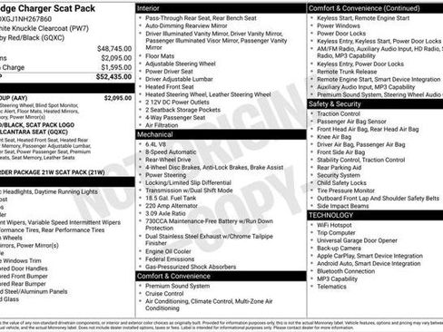 Certified 2022 Dodge Charger Scat Pack w/ Plus Group RWD image 9