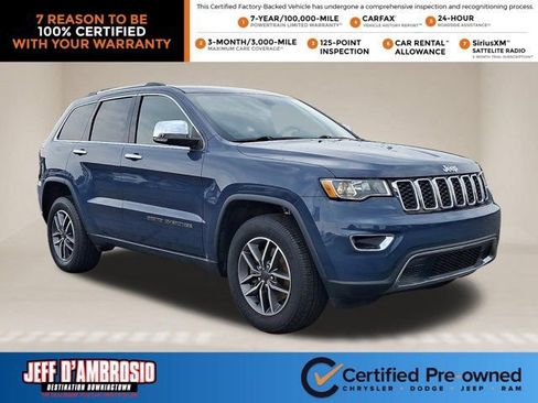 Certified 2021 Jeep Grand Cherokee Limited AWD/4WD image 1
