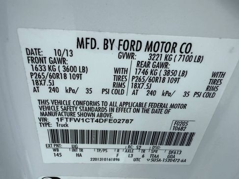 Used 2013 Ford F150 Lariat w/ Mid Equipment Group RWD image 33