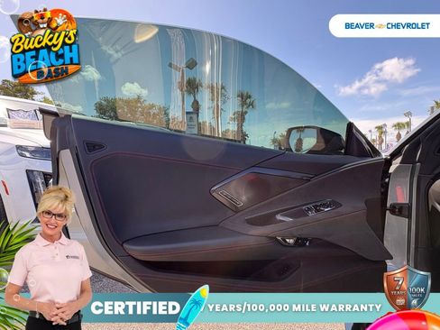Used 2023 Chevrolet Corvette Stingray Premium Cpe w/ Engine Appearance Package RWD image 32