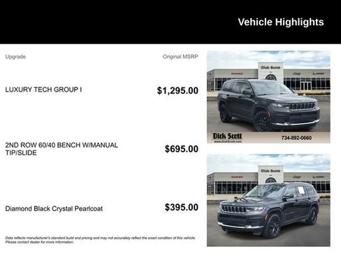 Used 2021 Jeep Grand Cherokee L Laredo w/ Luxury Tech Group I AWD/4WD image 5
