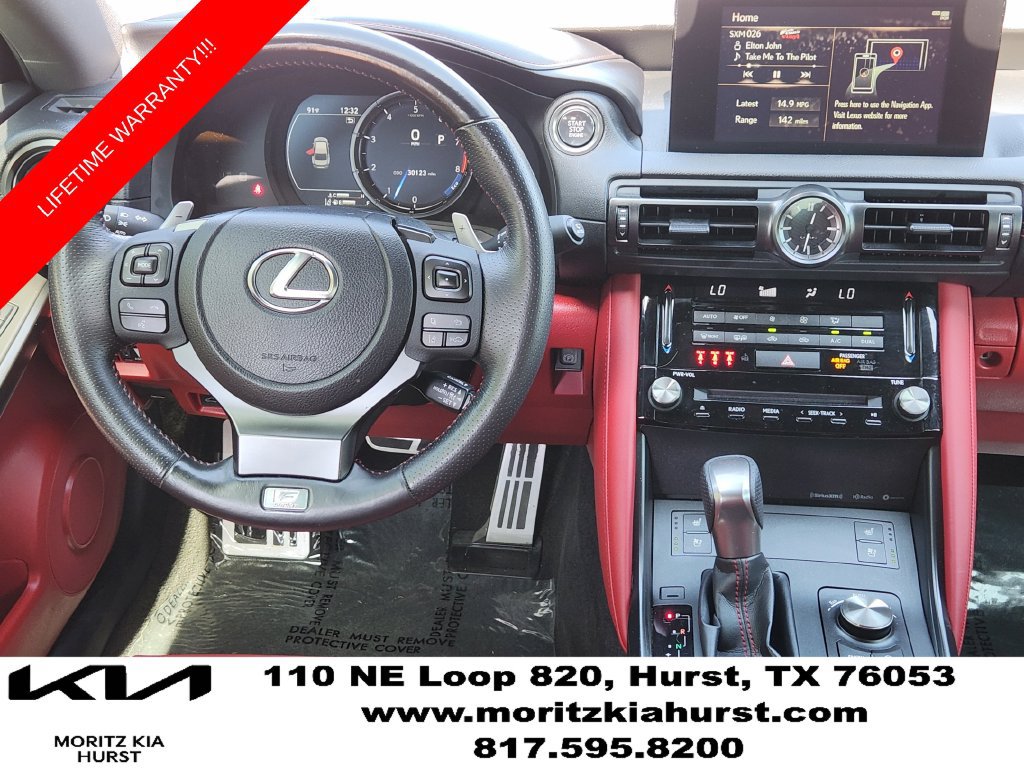 Used 2023 Lexus IS 350 F Sport w/ Memory Package RWD image 10