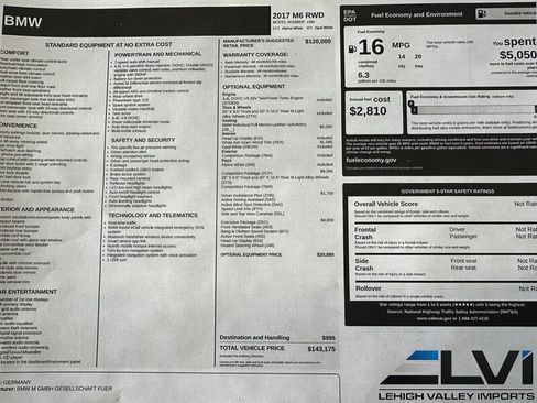 Used 2017 BMW M6 Convertible image 35