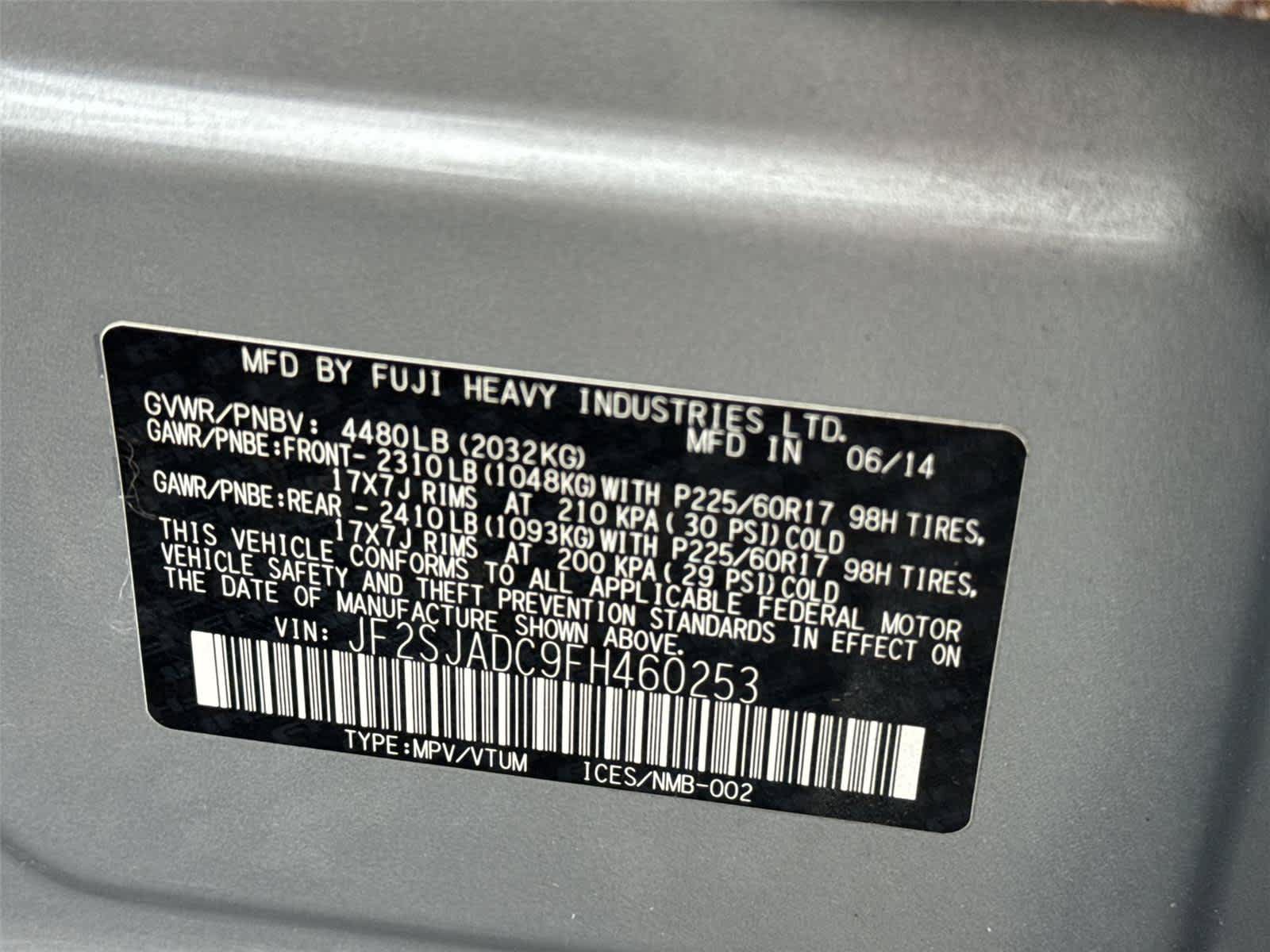 Used 2015 Subaru Forester 2.5i Premium w/ All-Weather Package AWD/4WD image 16