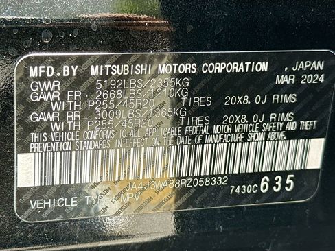 Used 2024 Mitsubishi Outlander SEL FWD image 35