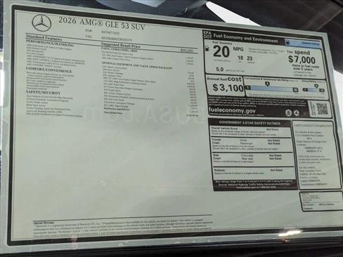 New 2026 Mercedes-Benz GLE 53 AMG 4MATIC image 21