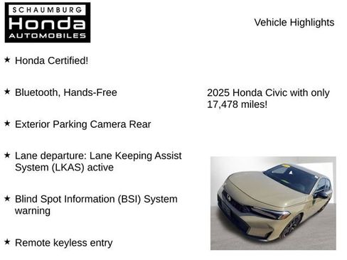 Used 2025 Honda Civic Sport image 7