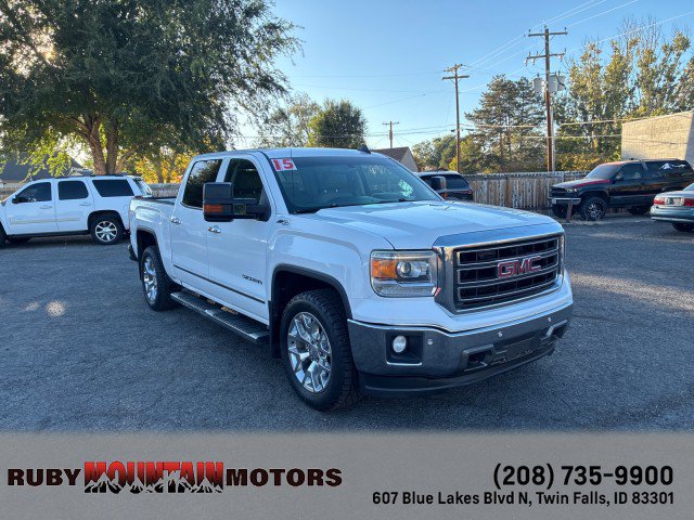 Used 2015 GMC Sierra 1500 SLT w/ SLT Crew Cab Value Package AWD/4WD image 1