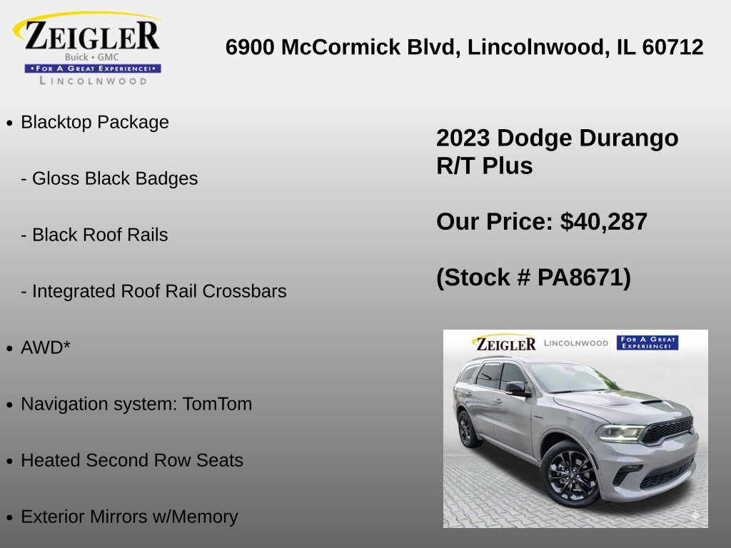 Used 2023 Dodge Durango R/T AWD/4WD image 30
