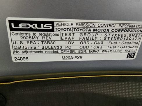 Used 2025 Lexus UX 300h FWD w/ Accessory Package (Z1) image 72