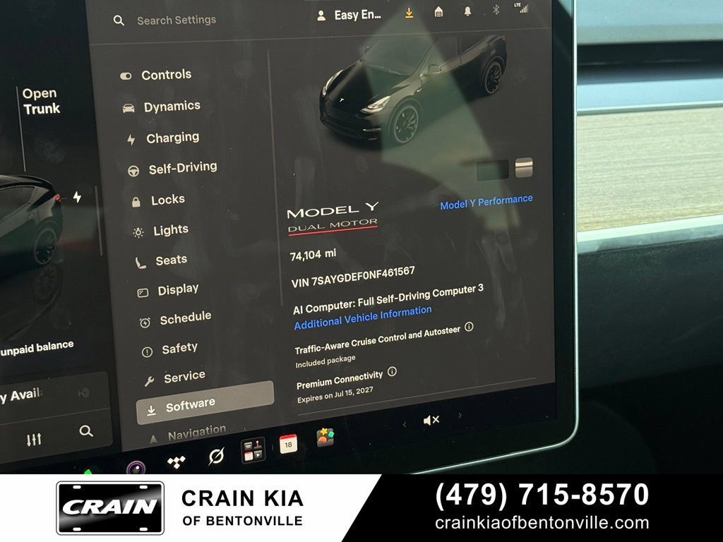 Used 2022 Tesla Model Y Performance AWD/4WD image 14