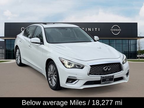 Used 2021 INFINITI Q50 Luxe w/ Cargo Package image 3