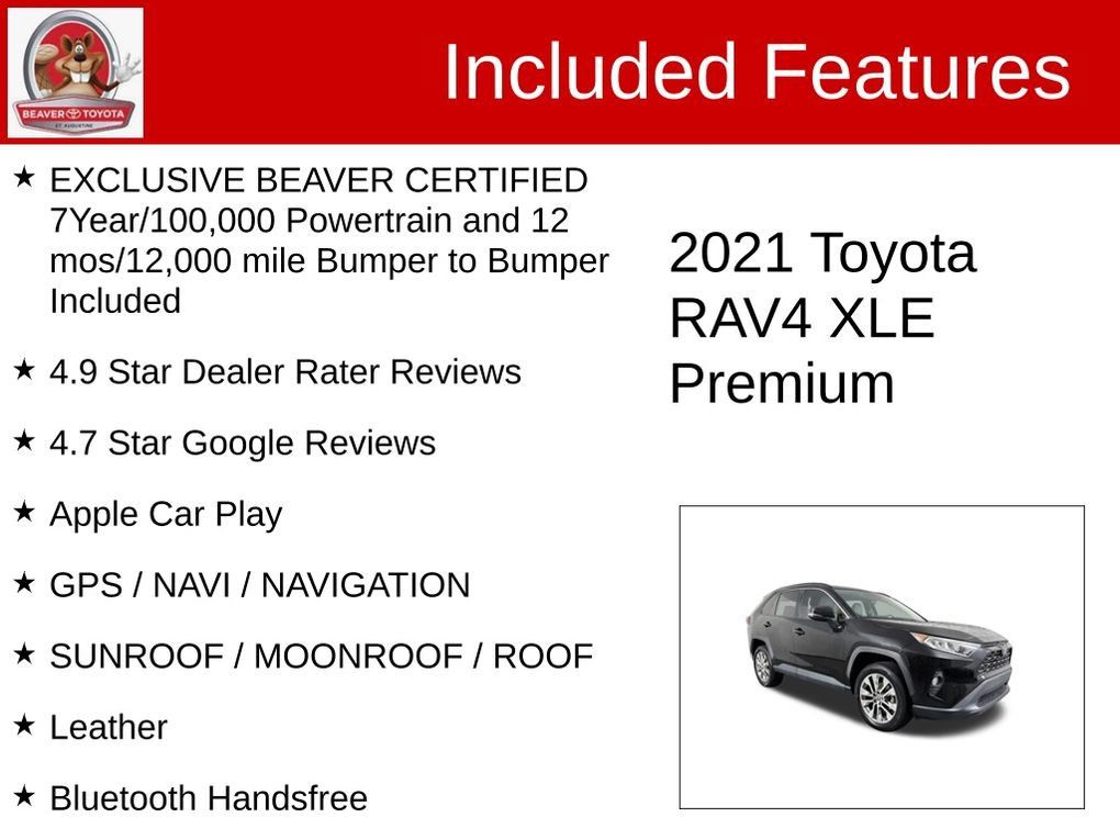 Used 2021 Toyota RAV4 XLE Premium FWD image 4