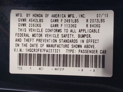 Used 2015 Honda Accord Touring image 33