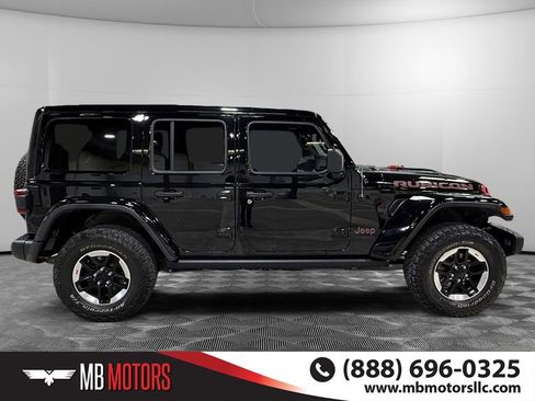 Used 2021 Jeep Wrangler Unlimited Rubicon w/ Uconnect 4C Nav & Sound Group image 2