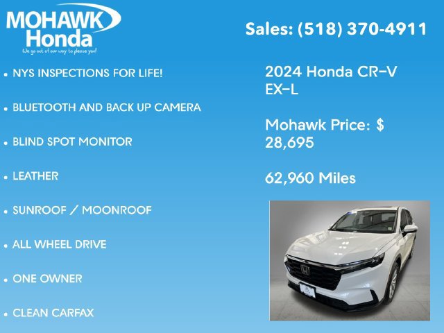 Certified 2024 Honda CR-V EX-L image 8