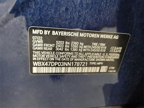 Certified 2022 BMW X3 sDrive30i w/ Convenience Package w/ZPA image 29